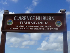 jekyll Creek pier behind Tidelands Nature Center jekyll creek pier at tidelands
